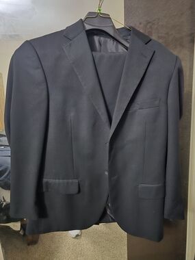 Dockers Suit Set Men's Black Blazer - Jacket And Panta